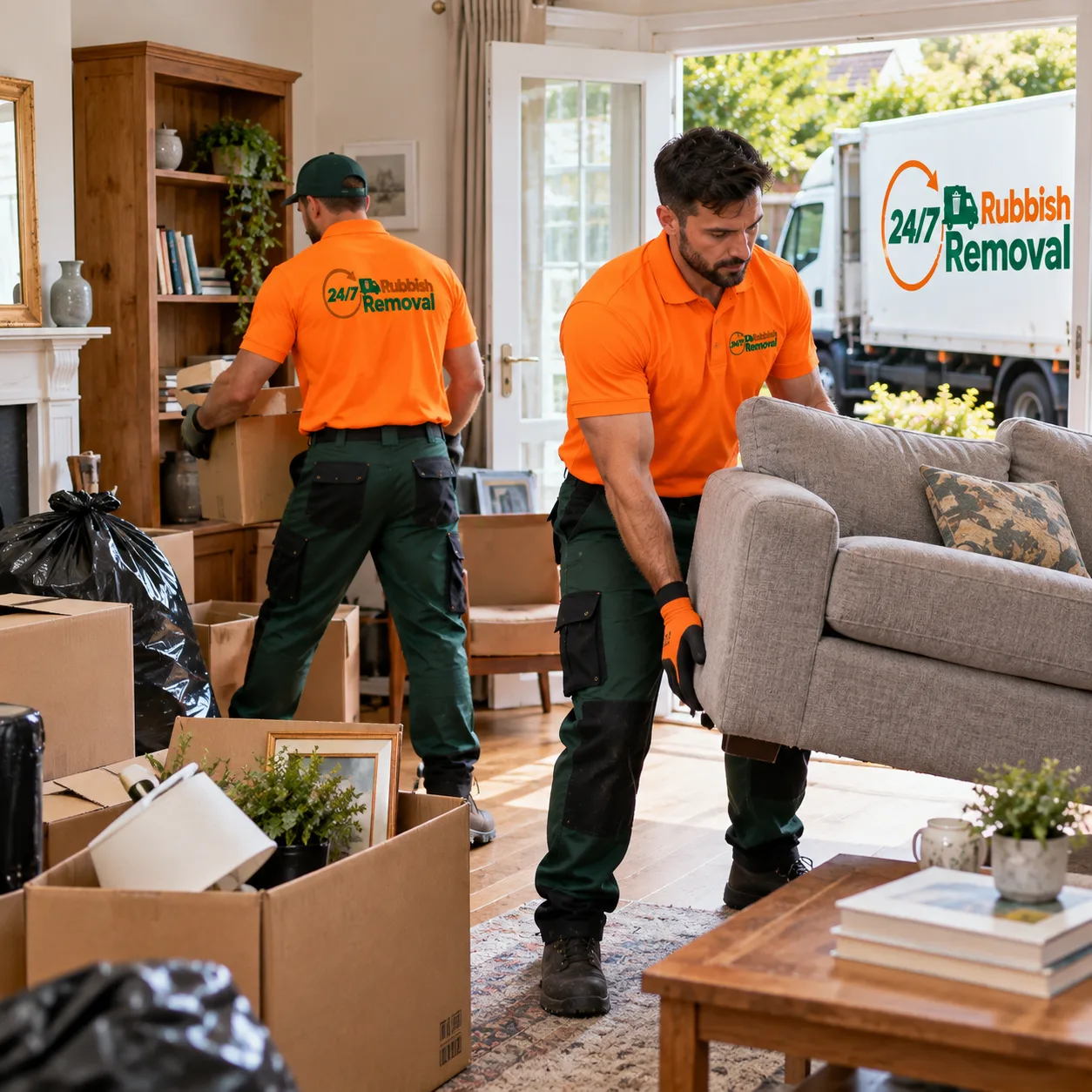 House clearance survey at a London property